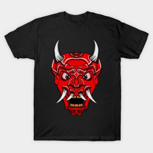 Demon Mask Red T-Shirt